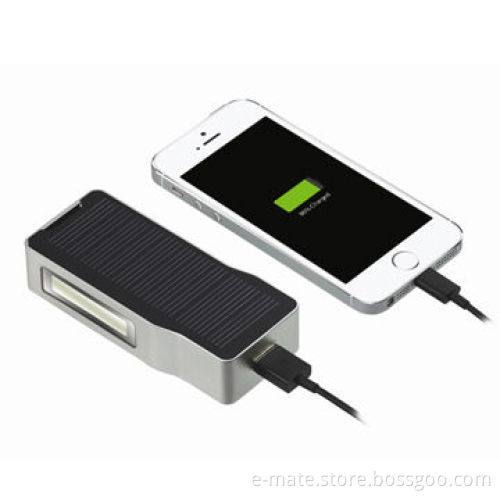 Portable Solar Power Bank for Tablet PC and Smartphone, with LED Lamp for Bright Power